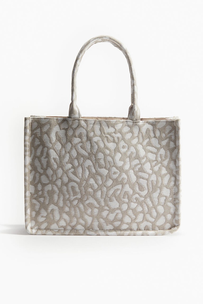 Jacquard weave shopper